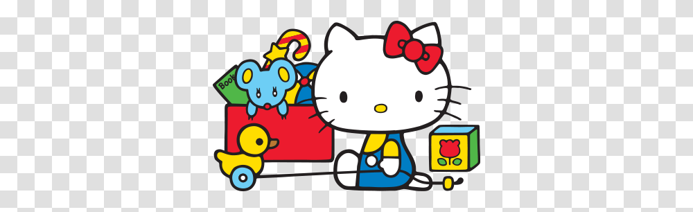 Hello Kitty Plays With Toys Image, Car, Vehicle, Transportation, Automobile Transparent Png
