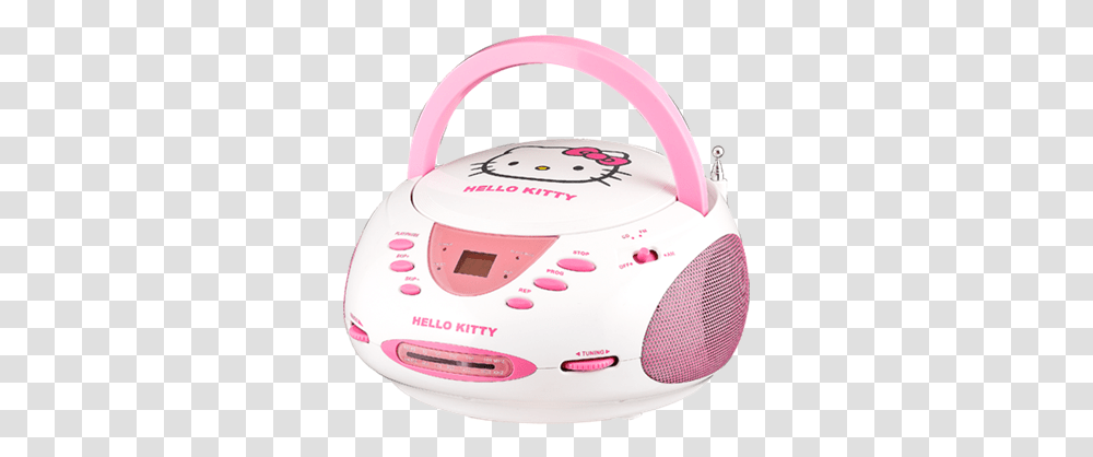 Hello Kitty Radio Uploaded By Em3rald Hello Kitty Cd Player, Electronics, Helmet, Clothing, Apparel Transparent Png