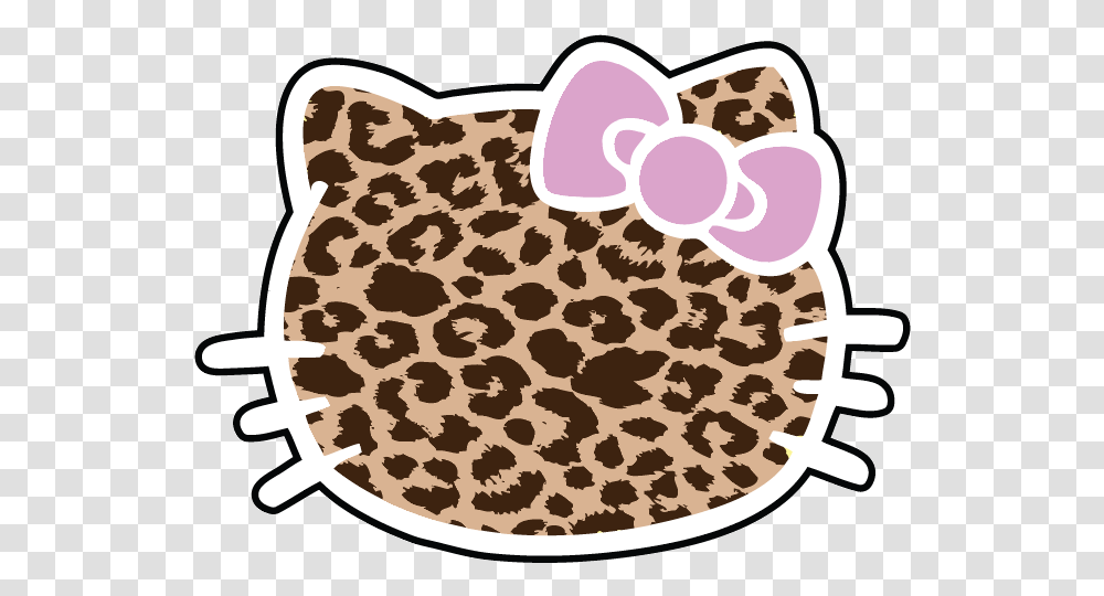 Hello Kitty Shared Small Leopard Print Pouches, Rug, Food, Cake, Dessert Transparent Png