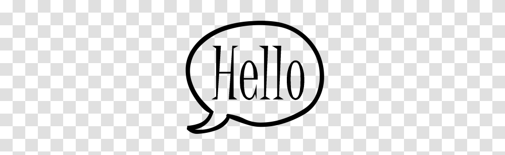 Hello, Label, Oval Transparent Png