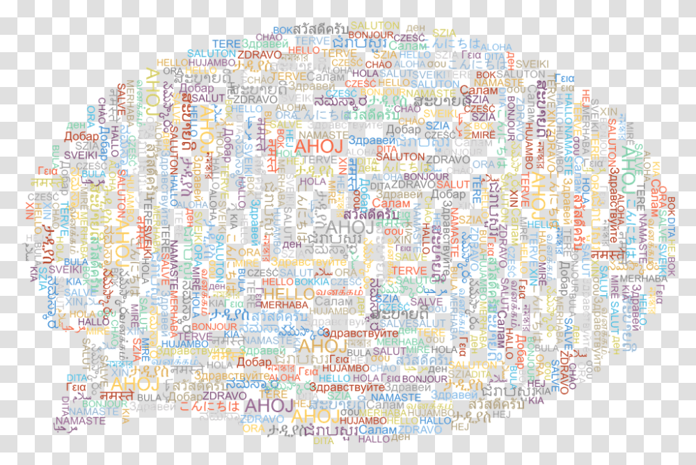 Hello Languages Word Cloud Free Vector Graphic On Pixabay Hello In 200 Languages, Rug, Jigsaw Puzzle, Game, Art Transparent Png
