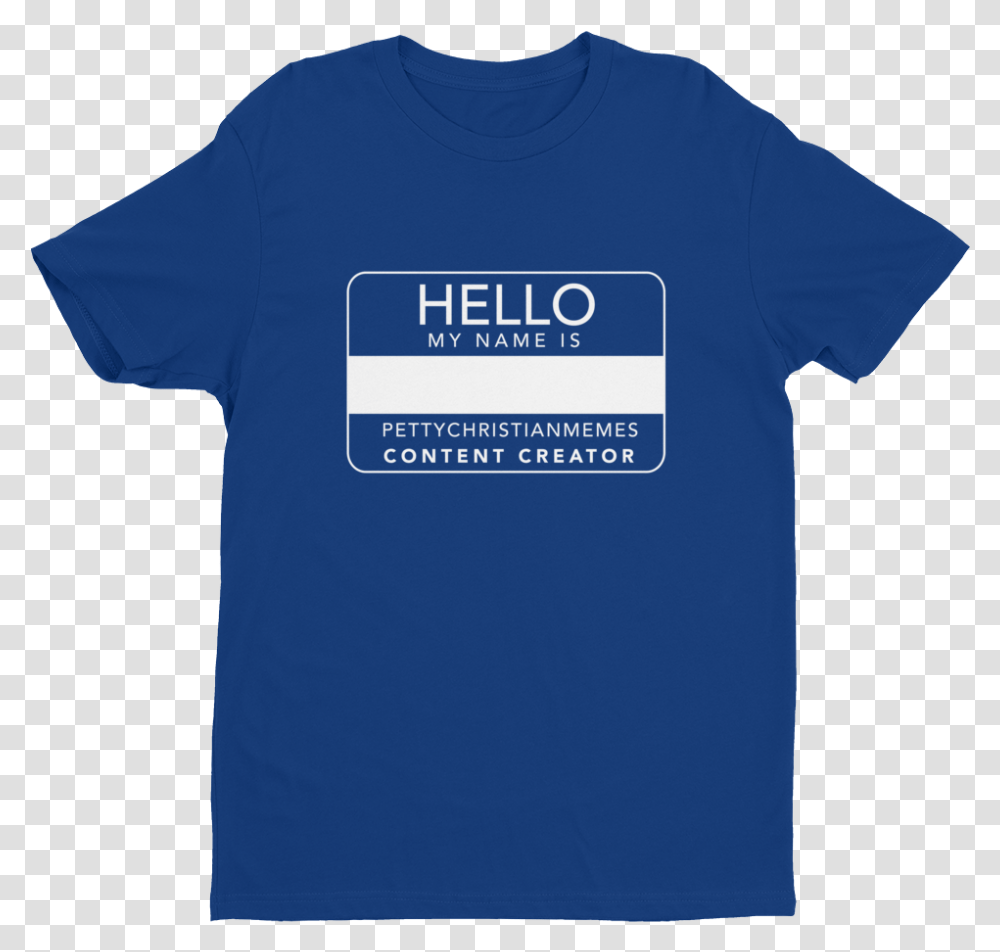 Hello My Name Is Active Shirt, Apparel, T-Shirt Transparent Png