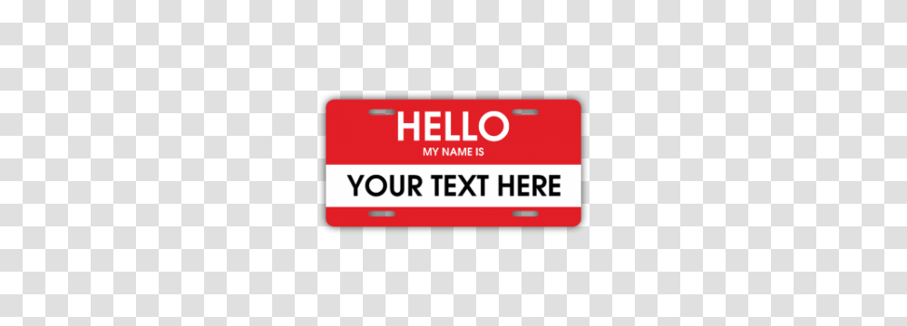 Hello My Name Is License Plate, Label, Paper, Vehicle Transparent Png