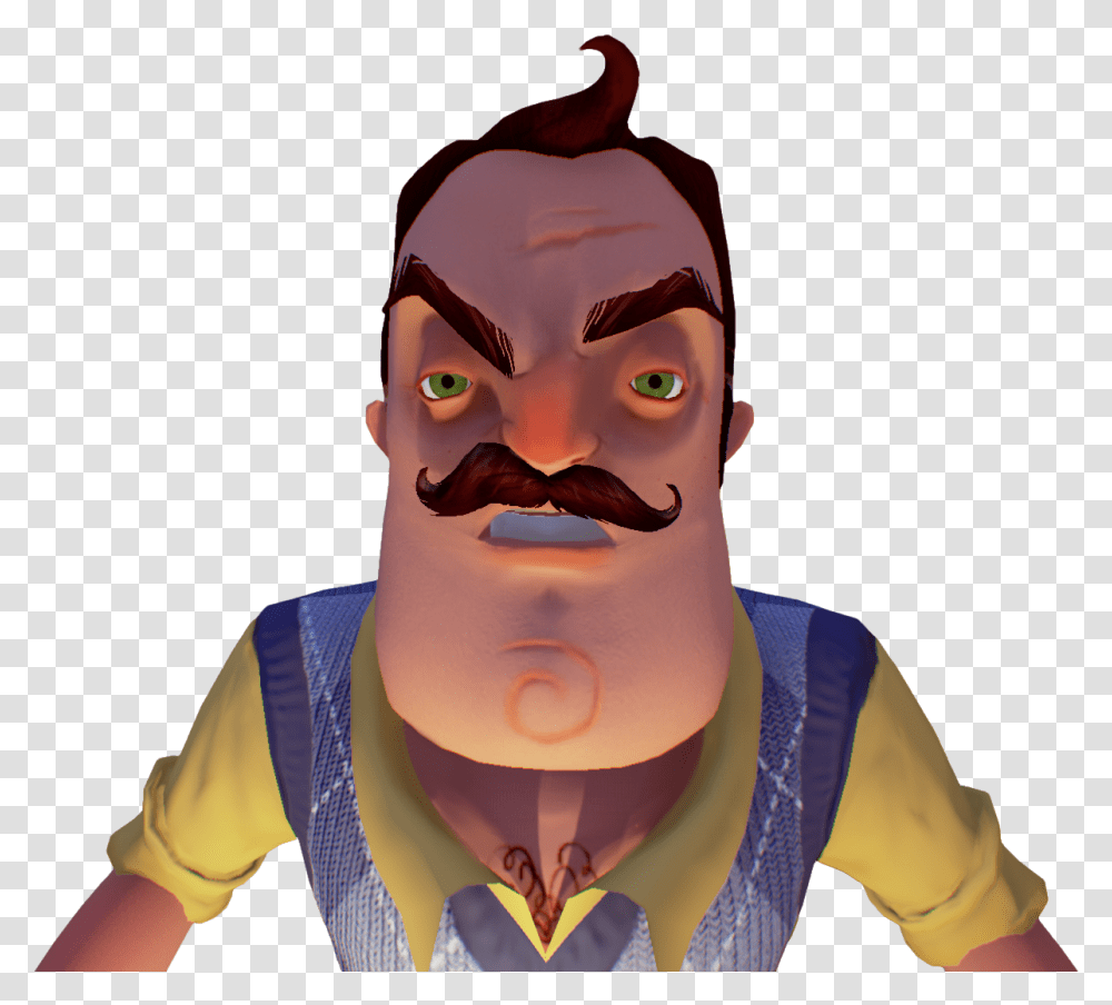 Hello Neighbor 6 Image Hello Neighbor Angry Neighbor, Clothing, Person, Sweets, Food Transparent Png