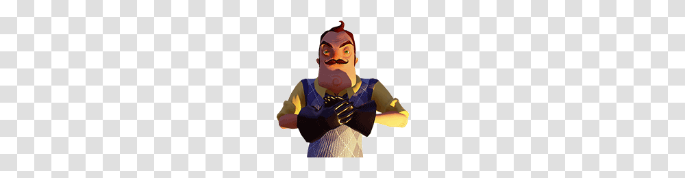 Hello Neighbor Alpha, Person, Human, Figurine Transparent Png