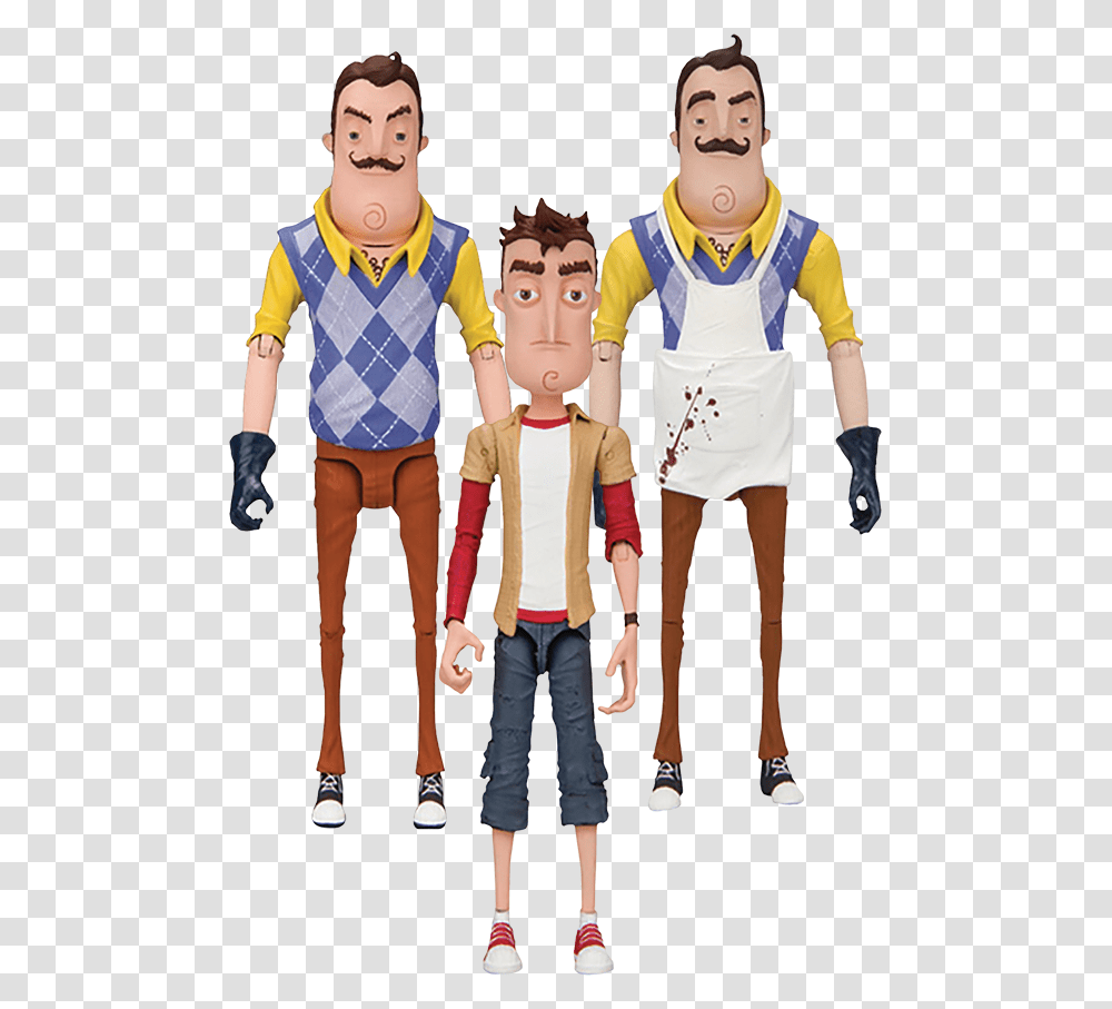 Hello Neighbor Hello Neighbor Action Figures, Person, People, Family Transparent Png