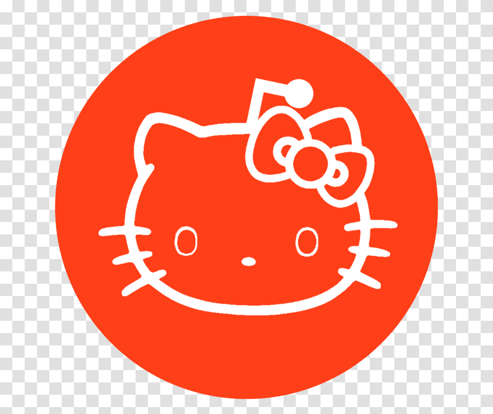 Hello Reddit Icon Is Free To Use Hello Kitty Car Decal, Label, Text, Plant, Logo Transparent Png