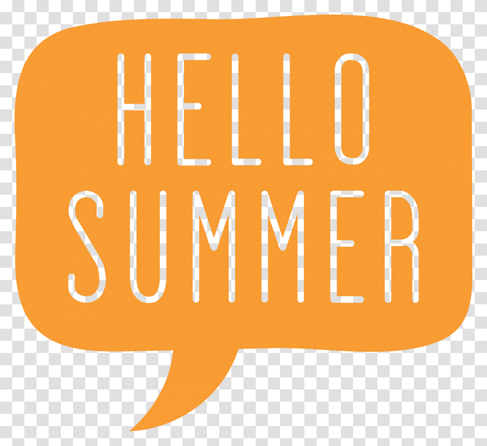 Hello Summer Hello Summer, Plant, Word, Label Transparent Png