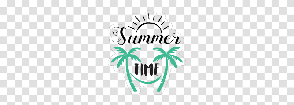 Hello Summer Pineapple Sticker, Label, Logo Transparent Png