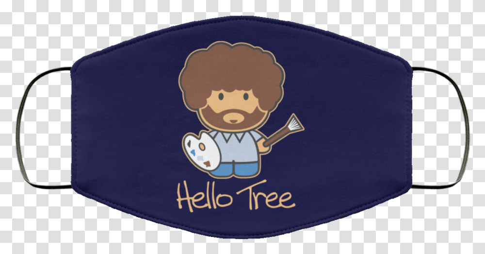 Hello Tree Bob Ross Face Mask Punisher Thin Blue Line Face Mask Transparent Png