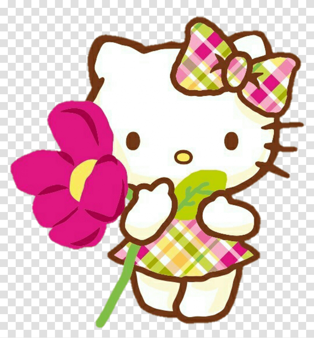 Hellokitty Hello Kitty Spring Primavera Flower Hello Kitty, Sweets, Food, Confectionery Transparent Png