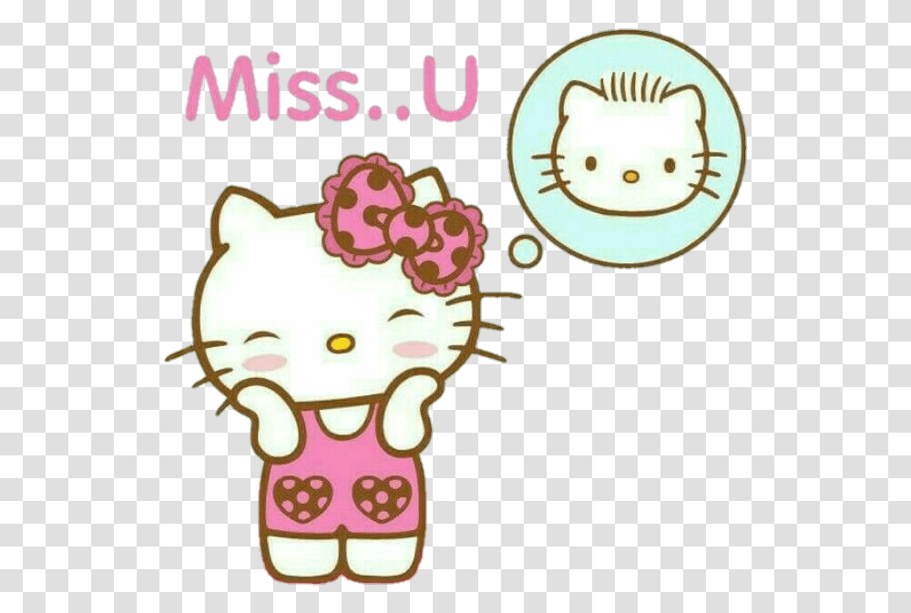 Hellokitty Sanrio Love Missyou Deardaniel Dear Daniel Hello Kitty Miss You Gif, Label, Food, Advertisement Transparent Png
