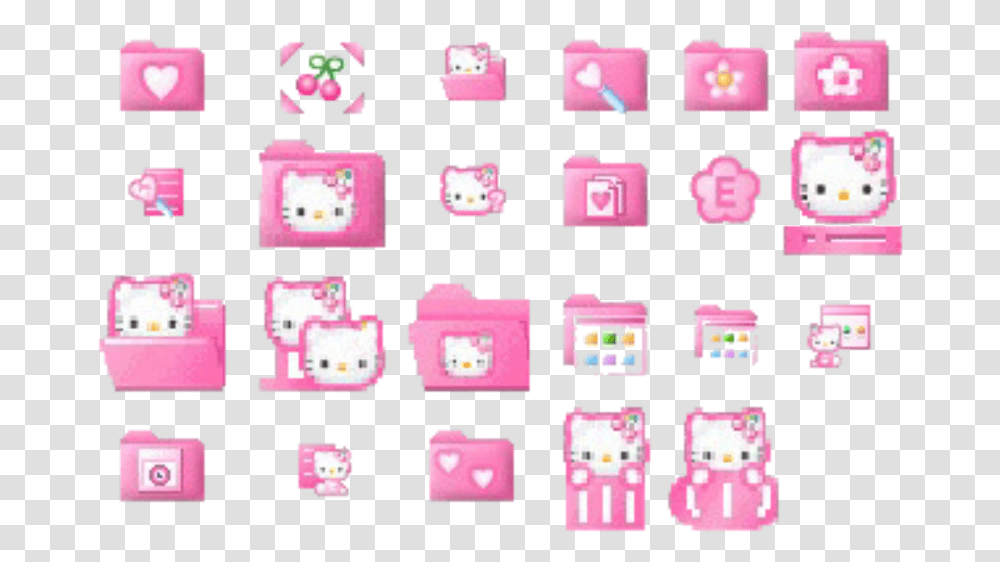 Hellowkitty Soft Overlay Background Pink Aesthetic Soft Pink Aesthetic Background, Pac Man Transparent Png