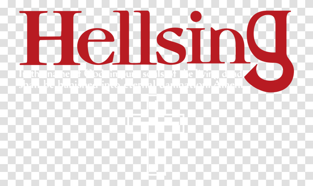 Hellsing In The Name, Cross, Alphabet Transparent Png