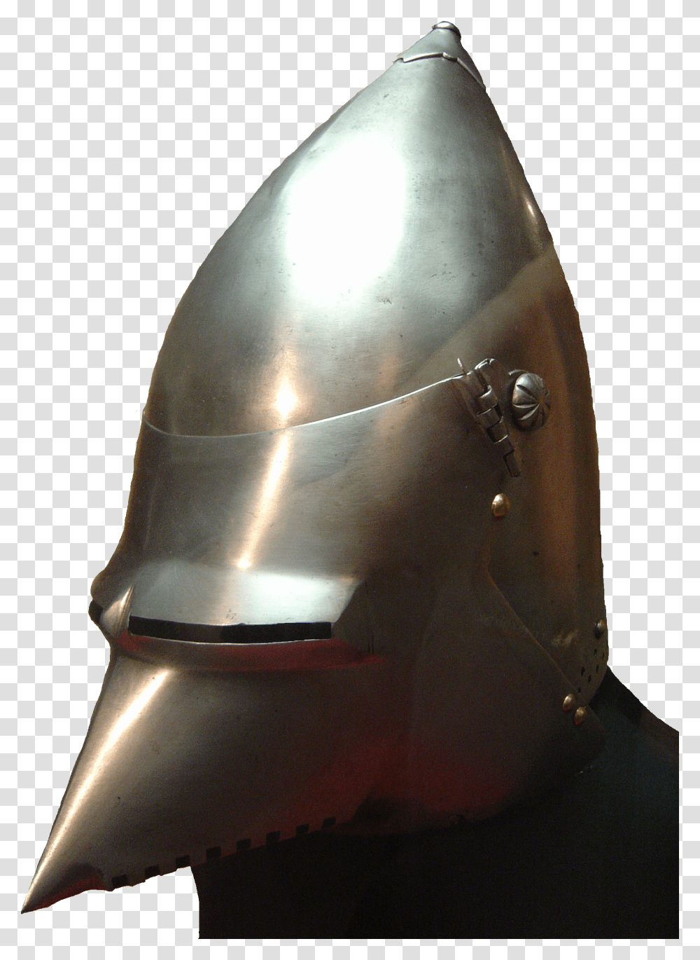 Helm Head With Armored Helmet Transparent Png