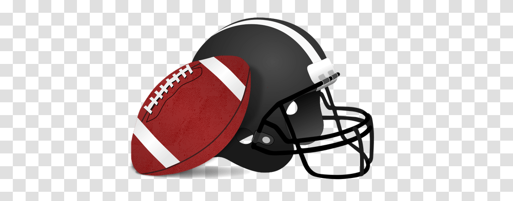 Helmet And Ball For American Football Vector Clip Art Public, Apparel, Team Sport, Sports Transparent Png