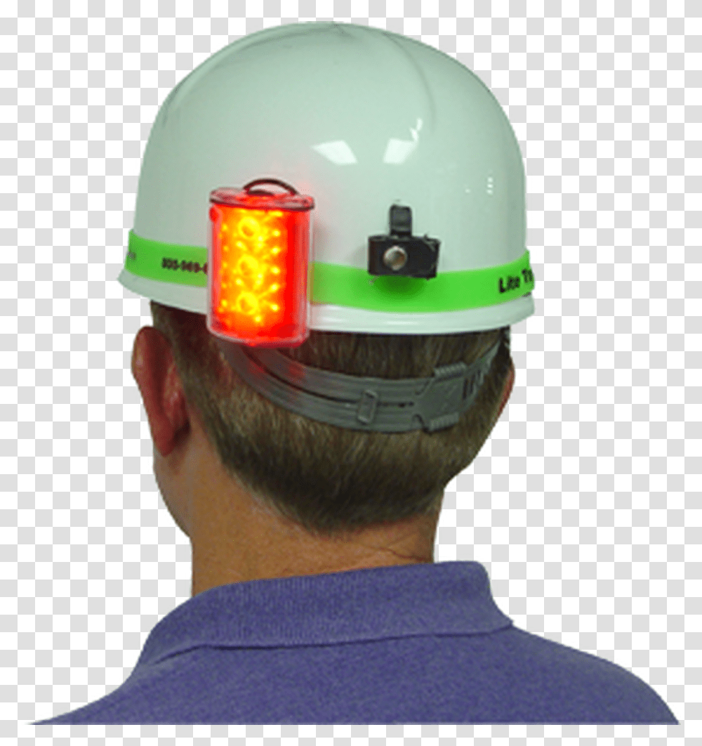 Helmet Band Lite Tracker Attachment, Apparel, Hardhat, Person Transparent Png