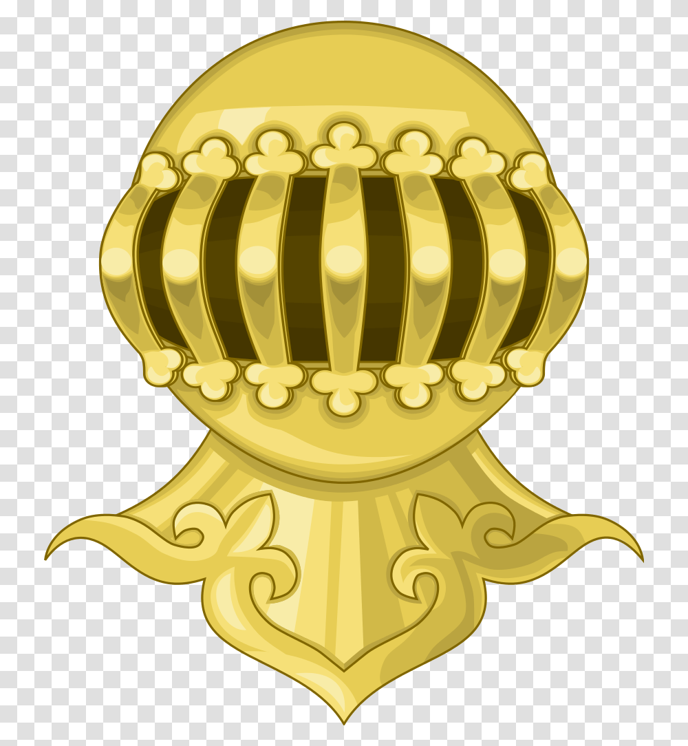 Helmet For Coat Of Arms, Trophy, Lamp, Gold, Logo Transparent Png