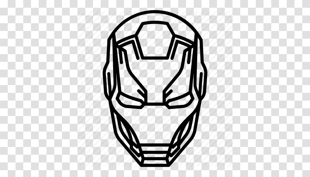Helmet Iron Man Marvel Mcu Movie Suit Tony Stark Icon, Apparel, Light, Cowbell Transparent Png