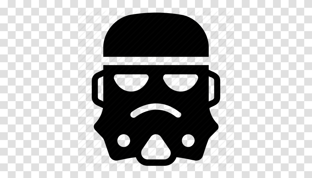Helmet Mask Robot Head Starwars Stormtrooper Icon, Piano, Leisure Activities, Musical Instrument, Stencil Transparent Png