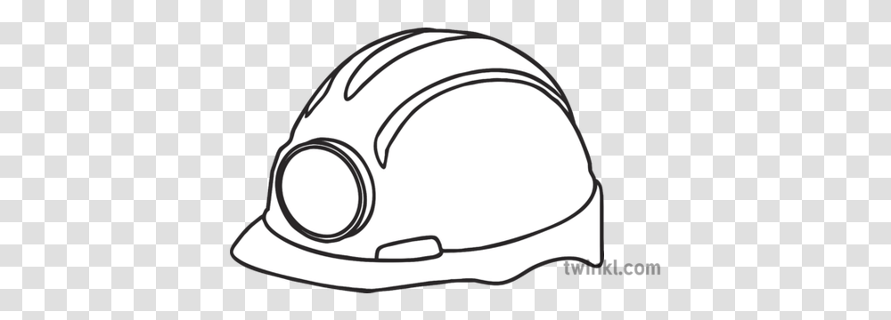 Helmet Small Icon Mining In South Africa Ks1 Black And White Rgb Dot, Clothing, Apparel, Hardhat, Crash Helmet Transparent Png