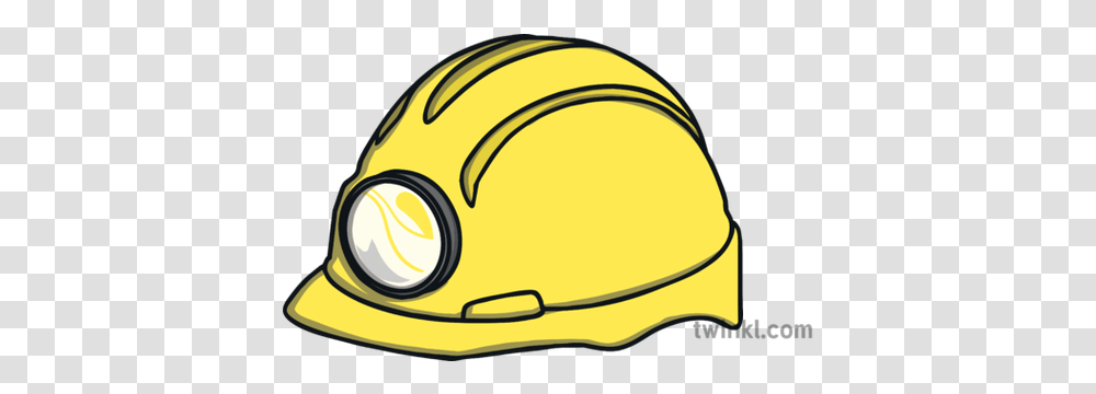 Helmet Small Icon Mining In South Hard, Clothing, Apparel, Hardhat, Light Transparent Png