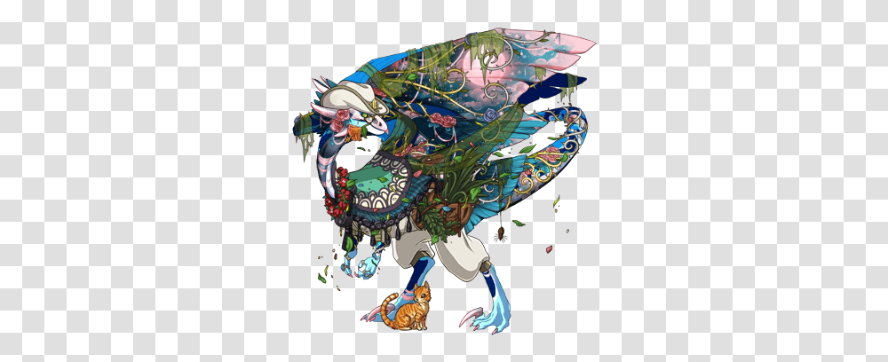 Help Me Dress A Gardener Dragon Share Flight Rising Fictional Character, Crowd, Carnival, Figurine, Sweets Transparent Png