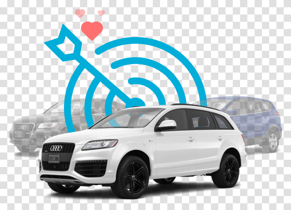 Help Me Search 2017 Audi Q7 White With Black Rims, Car, Vehicle, Transportation, Automobile Transparent Png