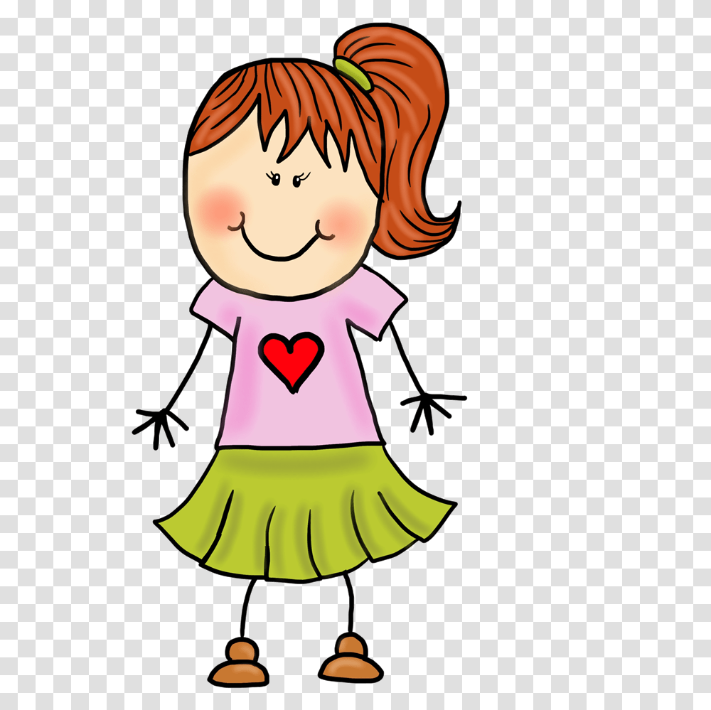 Help Others At School Clipart Svg Library Stock Untitled Colored Girl Stick Figures, Female, Face Transparent Png