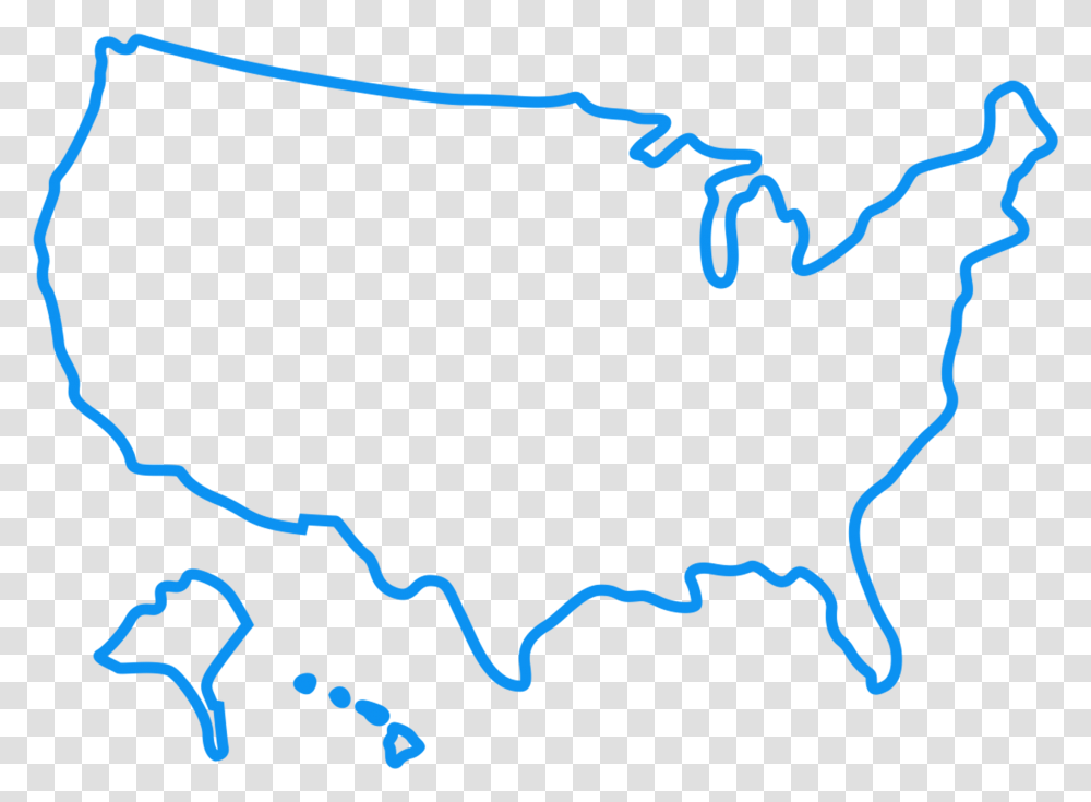 Help Usa Map America Clipart Black And White, Outdoors, Nature, Sea Transparent Png