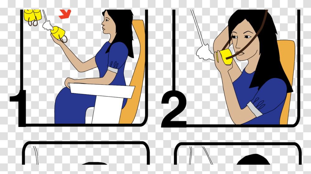 Help Yourself Before Helping Others Airplane Clipart First Put On Your Own Oxygen Mask, Person, Human, Sport, Sports Transparent Png