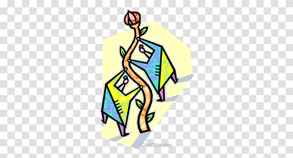Helping A Plant To Grow Tall And Straight Royalty Free Vector Clip, Modern Art, Poster, Advertisement Transparent Png