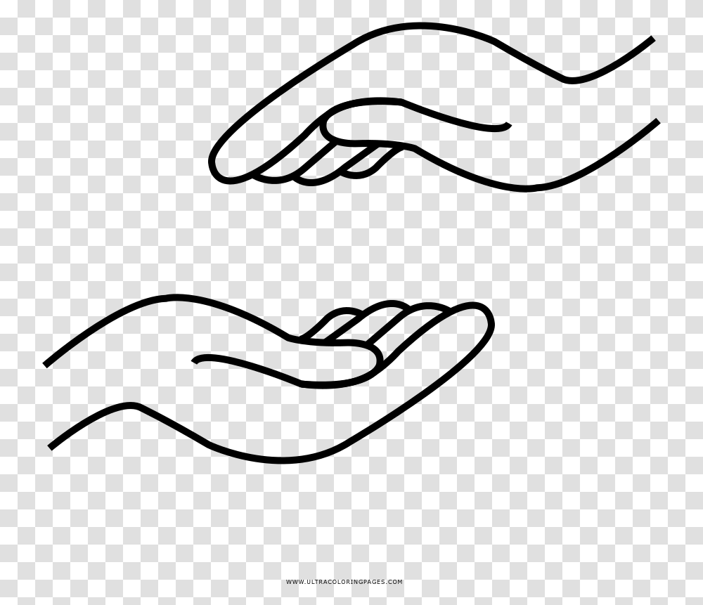 Helping Hand Helping Hands Coloring Page, Gray, World Of Warcraft Transparent Png
