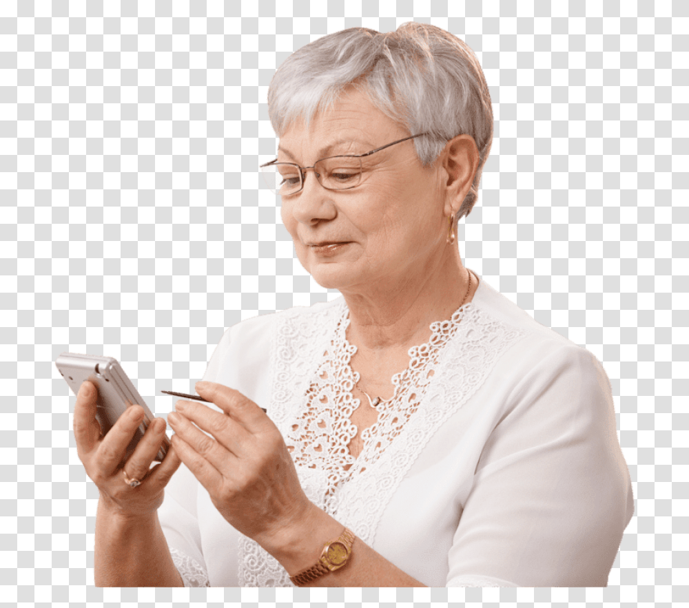Helping Old Age People Free Im 123296 Old People Phone, Person, Human, Electronics, Finger Transparent Png