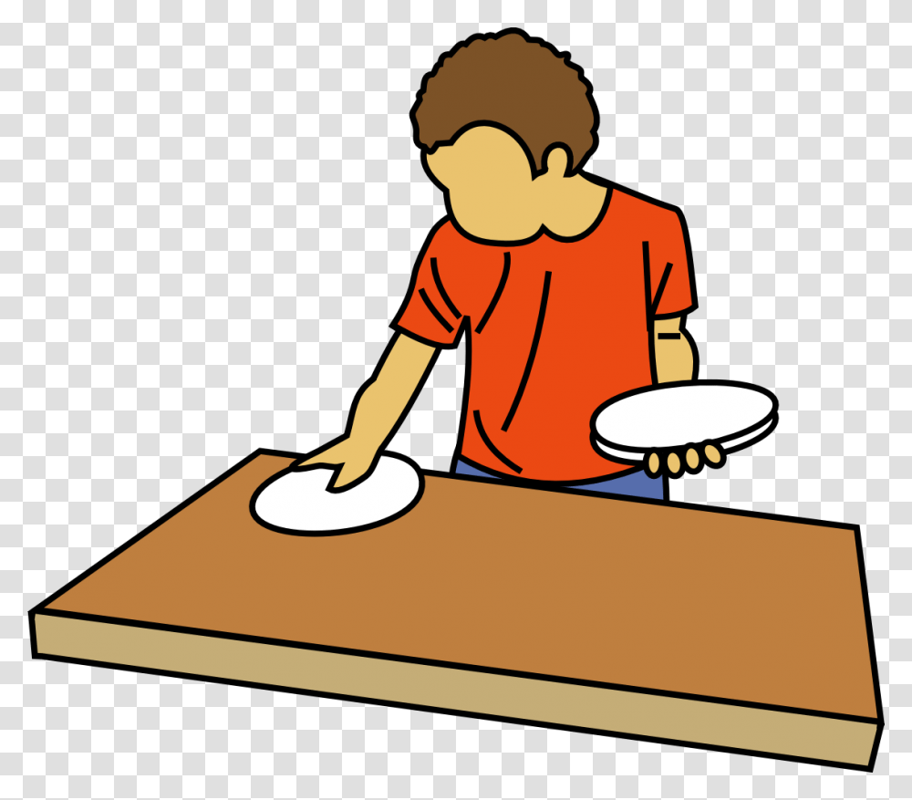 Helping Out Cliparts, Person, Human, Tabletop, Furniture Transparent Png