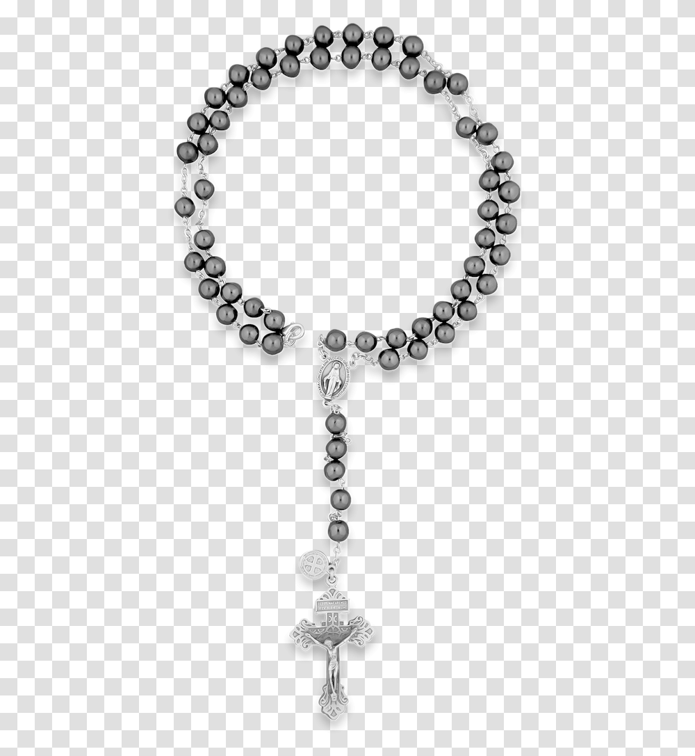 Hematite Rosary Beads Rosary Beads, Accessories, Accessory, Necklace, Jewelry Transparent Png