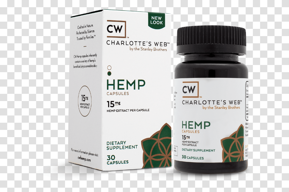 Hemp Charlotte's Web Pills, Medication, Shaker, Bottle, Plant Transparent Png