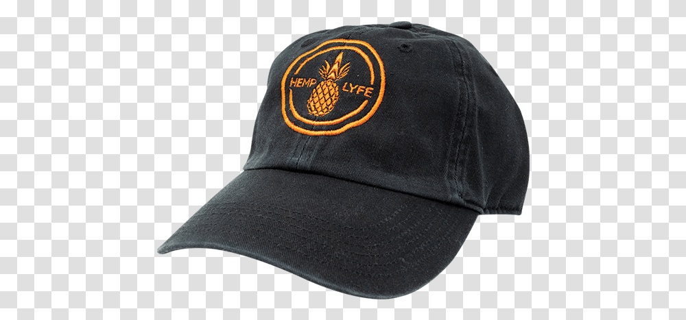 Hemp Lyfe Ball Cap Orange Logo Baseball Cap, Apparel, Hat Transparent Png