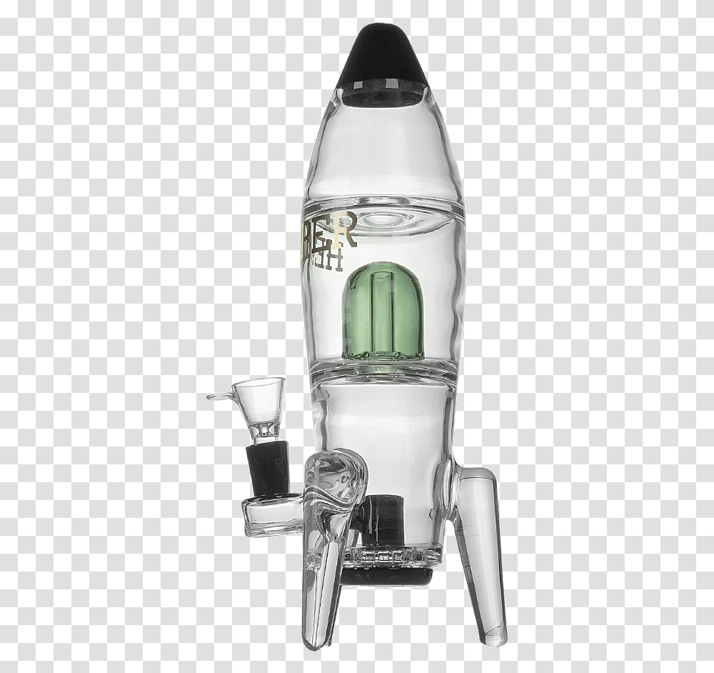 Hemper Rocket Bong Hemper Rocket Ship Bong, Bottle, Glass, Beverage, Drink Transparent Png