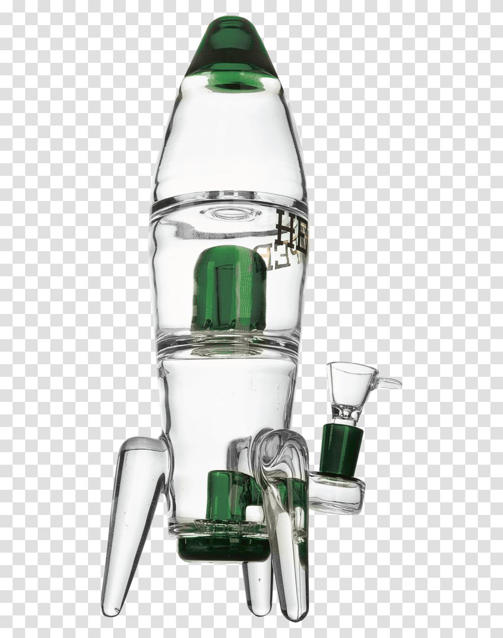 Hemper Rocket Ship Xl Bong Barware, Bottle, Liquor, Alcohol, Beverage Transparent Png