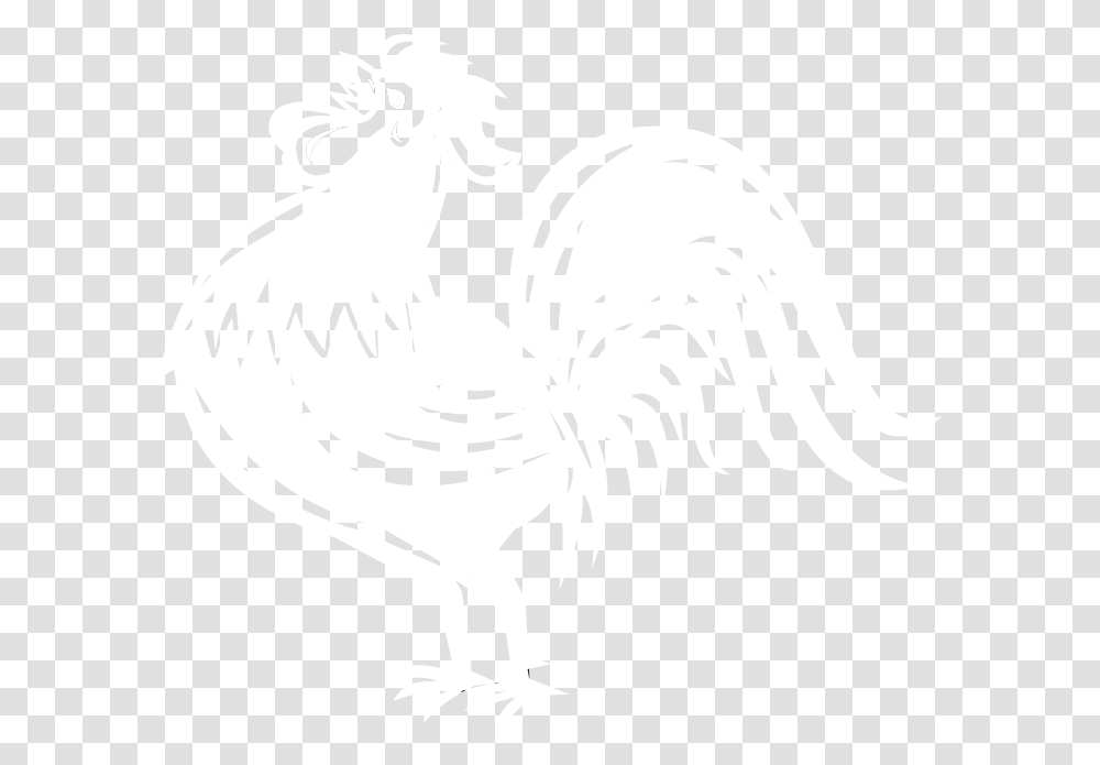 Hen Amp Chicken Rooster, Stencil, Animal, Poultry, Fowl Transparent Png