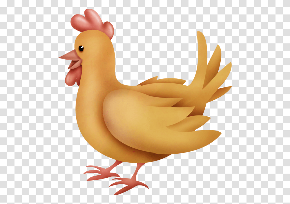 Hen Clipart Orange Chicken Background Chicken Clipart, Animal, Bird, Duck, Person Transparent Png