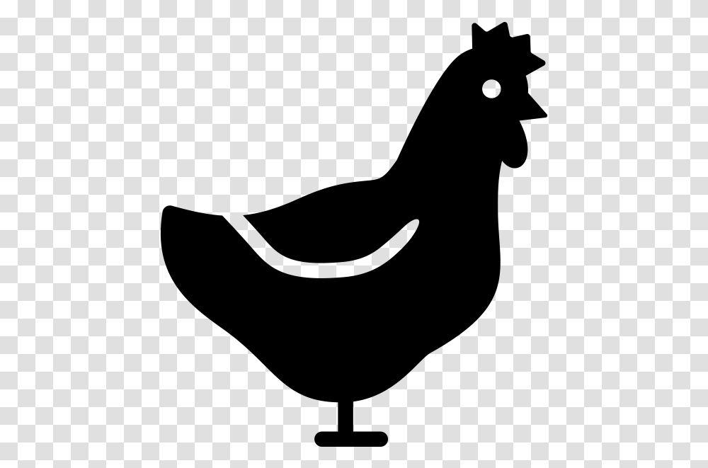 Hen Rubber Stamp Rooster, Gray, World Of Warcraft Transparent Png