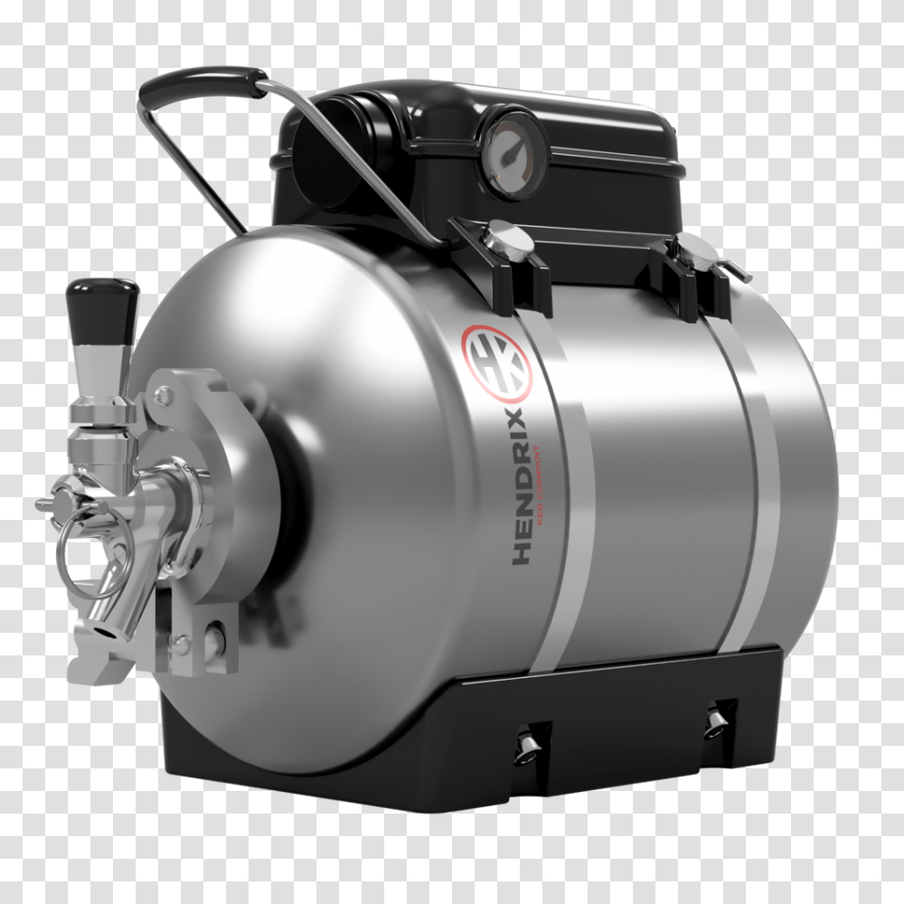 Hendrix Keg Co Pressurized Growler Mini Keg, Machine, Motor, Bomb, Weapon Transparent Png