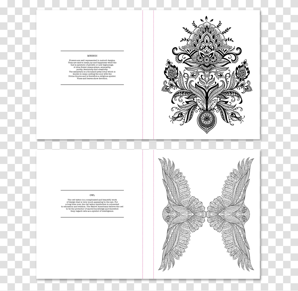 Henna Design Vector, Advertisement, Page, Poster Transparent Png