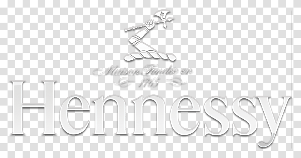 Hennessy Logo White Hennessy, Alphabet, Label Transparent Png