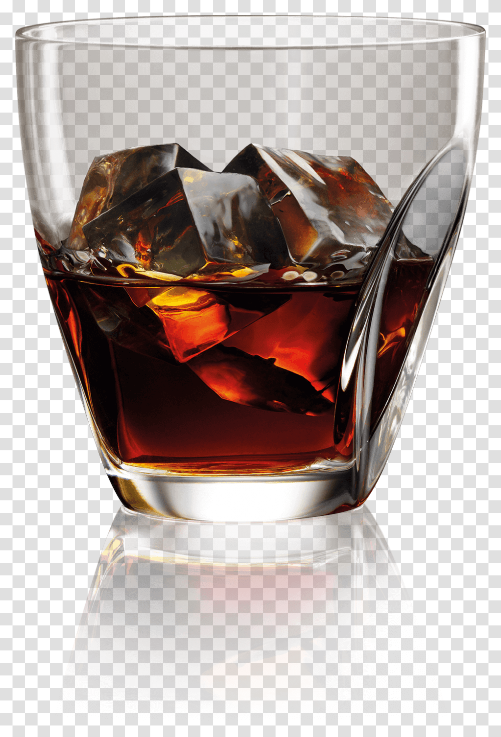 Hennessy On Ice, Glass, Liquor, Alcohol, Beverage Transparent Png