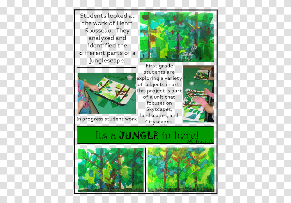 Henri Rousseau Jungle Art Lesson, Person, Collage, Poster, Advertisement Transparent Png
