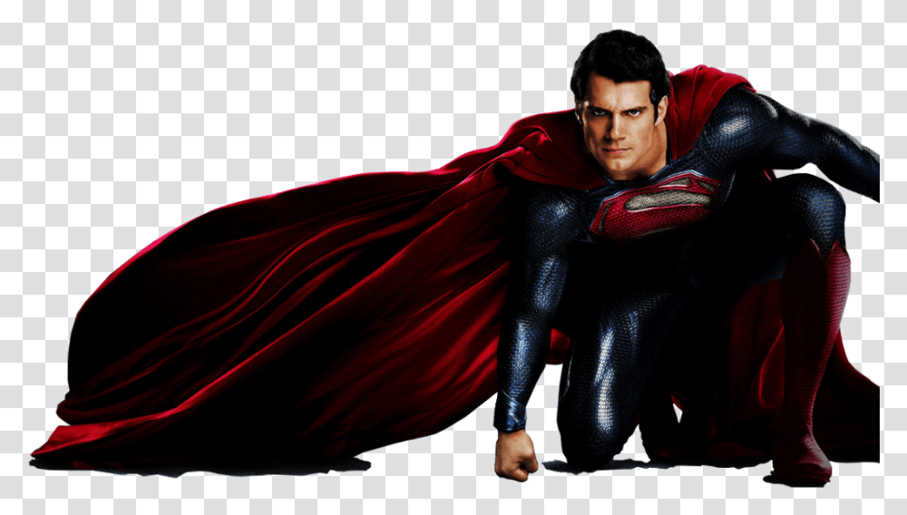 Henry Cavill Man Of Steel Superman Image Superman, Person, Long Sleeve, Spandex Transparent Png