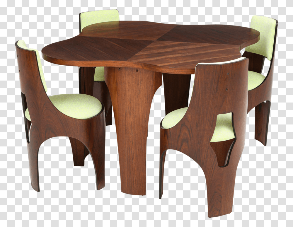 Henry Glass Cylindra Dining Set, Chair, Furniture, Dining Table, Wood Transparent Png